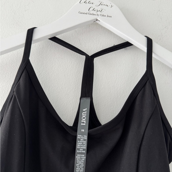 VUORI One Shot Black Tennis Dress XS - Picture 5 of 6